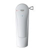 Grohe wastafelmengkraan, serie Eurosmart, hendel, laag model, chroom, 3/8", met ketting 