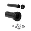 Wisa aansluitset, voor closet, recht, l = 230 mm, Ø 45/90 mm, zwart 