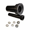 Wisa aansluitset, voor closet, recht, l = 230 mm, Ø 45/90 mm, zwart 