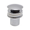 Sanivesk clickwaste, zonder overloop, chroom, 1¼" x 32 mm, h = 122 mm