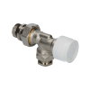 Sanivesk thermostatische radiatorkraan, haaks, verk, &frac12;" x 15 mm 