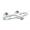 Grohe bad thermostaatkraan, serie Grohtherm 1000, 2 draaiknoppen, chroom, oa, ½" x 15 cm 