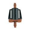 Druppelaar, type Turbodrip, bruin, 43 l/uur 