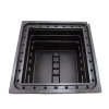 Aardinbouwbak, pe, 915 x 915 x 780 mm, inclusief Jarola deksel en lockers