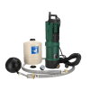 DAB druk-dompelpomp, Divertron X 900, 0,56 kW, 230 V, met manometer, aanzuigset en membraanvat 