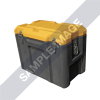 DS gereedschapskoffer, type Premium, hdpe, geel, 600 x 1000 x 415 mm, 240 liter 