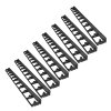 Nidaborder borderrand, pe, 1000 x 80 x 50 mm, zwart, verpakking à 8 stuks 