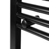 EUROM handdoekradiator, type Sani-Towel 600, wifi, zwart 