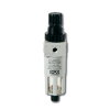 GAV filter met ontluchter en manometer, ¼", 10 micron, 12 bar 