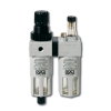 GAV filter met smeermiddel, ontluchter en manometer, ¼", 10 micron, 12 bar 