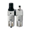 GAV filter met smeermiddel, ontluchter en manometer, 3/8" -½", 10 micron, 16 bar 