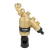 Caleffi terugstroombeveiliging, messing, buitendraad x wartel, BA beveiliging, type 580, &frac34;" 
