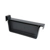 Rawinso eindstuk voor bakgoot, pp, rechts, antraciet, 170 mm 