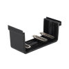 Rawinso verbindingsstuk voor bakgoot, pp, met epdm rubber, antraciet, 170 mm 