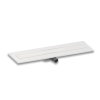 I-Drain douchegoot, Liquid 40 White, deuruitvoering, met flens, inclusief rooster, l = 800 mm 