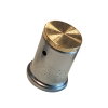 Henco eindkap, messing, rvs, pers, type P-PIPESTOP, epdm, 16 bar, 16 mm 