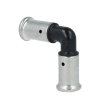 Henco knie 90°, pvdf, rvs, 2x pers, type 1PK, epdm, 16 bar, 16 mm