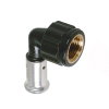 Henco schroef knie 90°, pvdf, rvs, pers x binnendraad, type 6PK, epdm, 16 bar, 32 mm x 1" 