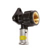 Henco muurplaat, gas, pvdf, rvs, pers x binnendraad, type 2PKG-K, hnbr, 16 bar, 16 mm x ½" 