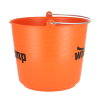 Wildkamp bouwemmer, oranje, 12 liter, pe 