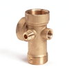 Speroni 5-wegstuk, messing, 3x 1" en 2x ¼" 