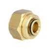 Henco overgangs koppeling, messing, knel x binnendraad, type 13-VH, epdm, 10 bar, 26 x 22 (cu)mm,2st 