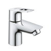 Grohe toiletkraan, serie BauLoop, draaiknop, laag model, chroom, ½" 