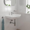 Grohe toiletkraan, serie BauLoop, draaiknop, laag model, chroom, ½" 