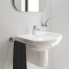 Grohe wastafelmengkraan, serie Eurosmart, hendel, laag model, chroom, 3/8", exclusief waste 
