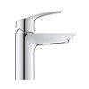 Grohe wastafelmengkraan, serie Eurosmart, hendel, laag model, chroom, 3/8", exclusief waste 