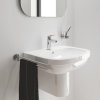 Grohe wastafelmengkraan, serie Eurosmart, hendel, laag model, chroom, 3/8", exclusief waste 