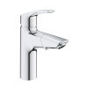 Grohe wastafelmengkraan, serie Eurosmart, hendel, midden model, chroom, 3/8", uittrekbaar