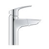 Grohe wastafelmengkraan, serie Eurosmart, hendel, midden model, chroom, 3/8", uittrekbaar