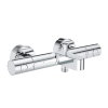 Grohe bad thermostaatkraan, serie Grohtherm 800 Cosmopolitan, 2 draaiknoppen, chroom, oa, ½" x 15 cm 