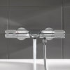 Grohe bad thermostaatkraan, serie Grohtherm 1000 Performance, 2 draaiknoppen, chroom, oa, ½" x 15 cm 