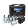Henco kalibratie- en afschuingereedschapset, type KS-MSET, voor accu machine, voor type KS, 16-26 mm 