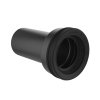 Wisa aansluitset, voor closet, recht, l = 300 mm, Ø 45/90 mm, zwart 