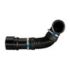 Wisa aansluitstuk, flexibel, voor closet, l = 620 mm, &Oslash; 90/110 mm, zwart 