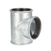 T-Reduzierstück 90°, galvanisch verzinkt, 3x Innengewinde, Nr. 130, ½" 