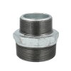 Dubbele verloop nippel, gegalvaniseerd, 2x buitendraad, nr. 245, ¾" x ½" 