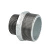 Dubbele verloop nippel, gegalvaniseerd, 2x buitendraad, nr. 245, ¾" x ½" 