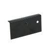 Roval koppelstuk voor daktrim, type Standaard, aluminium, 60 x 45 mm, zwart, RAL 9005 