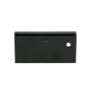 Roval koppelstuk voor daktrim, type Standaard, aluminium, 60 x 45 mm, zwart, RAL 9005 