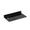 Roval koppelstuk voor daktrim, type Standaard, aluminium, 60 x 45 mm, zwart, RAL 9005 