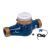 Watermeter + impulsgever, Hidrojet, 2x bu.dr., 2", l = 300 mm, 10 l/puls, + kopp., 2" x 1½" 