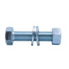 Montageset voor bronkap, verzinkt, M16 x 70 mm 