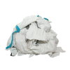 Poetslappen, WTR, witte tricot met kleur, logo gesneden, zak à 5 kg 