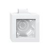 Gira opbouwbak, compleet met afdekraam en adapter K/P25, E2, 1-voudig, wit 