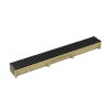 Anrin lijngoot, type SELF-100 Smart, polymeerbeton, incl. pa sleufrooster, B125, 100 x 12,2 x 10,3cm 