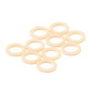 De Beer K&ouml;ro tpe ring, voor water, wartelmoer, 15 x 24 (&frac34;") x 3 mm, verpakking &agrave; 10 stuks 